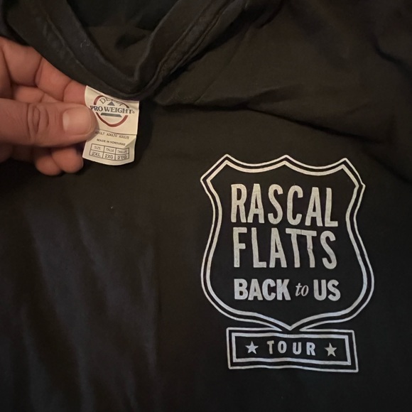 Rascal Flatts Back to Us Tour Local Crew Shirt - Picture 5 of 5